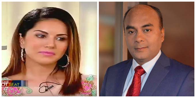 Sunny Leone and Bhupendra Chaubey