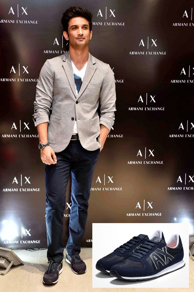 Sushant Singh Rajput in Armani Exchange Autumn/Winter’16 at the grand opening of the Armani Exchange store at Select Citywalk, Saket (Photo courtesy | Genesis Luxury)