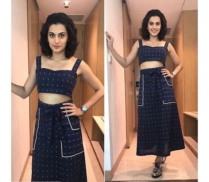 Taapsee Pannu in Shruti Sancheti and Zara (shoes)