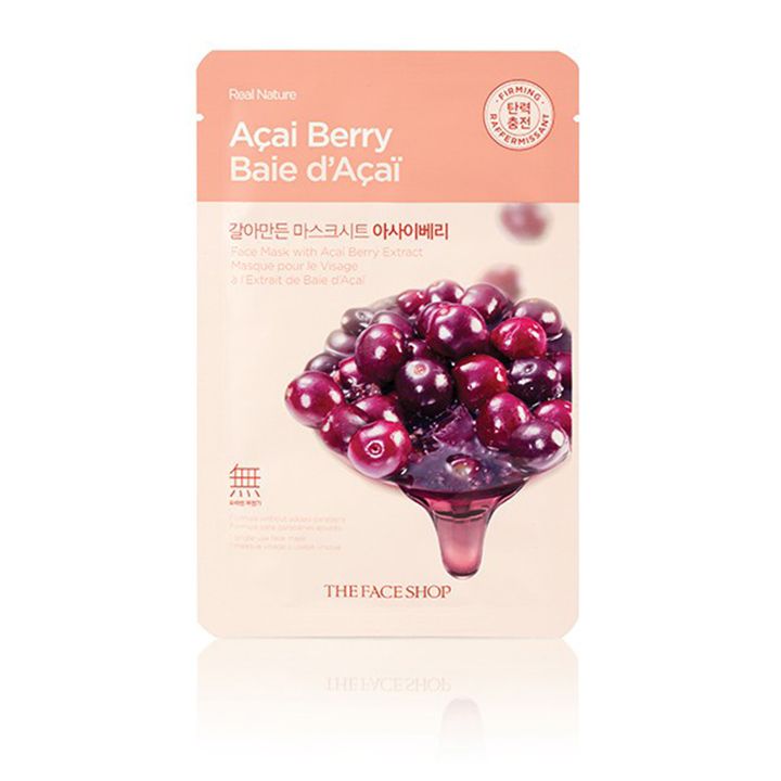 The Face Shop Real Nature Face Mask Acai Berry | Source: The Face Shop