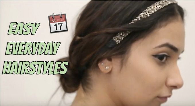 Video: 5 Easy Everyday Hairstyles!