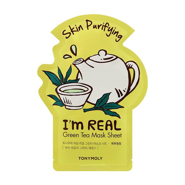 TONYMOLY I'm Real Green Tea Sheet Mask | Source: TONYMOLY