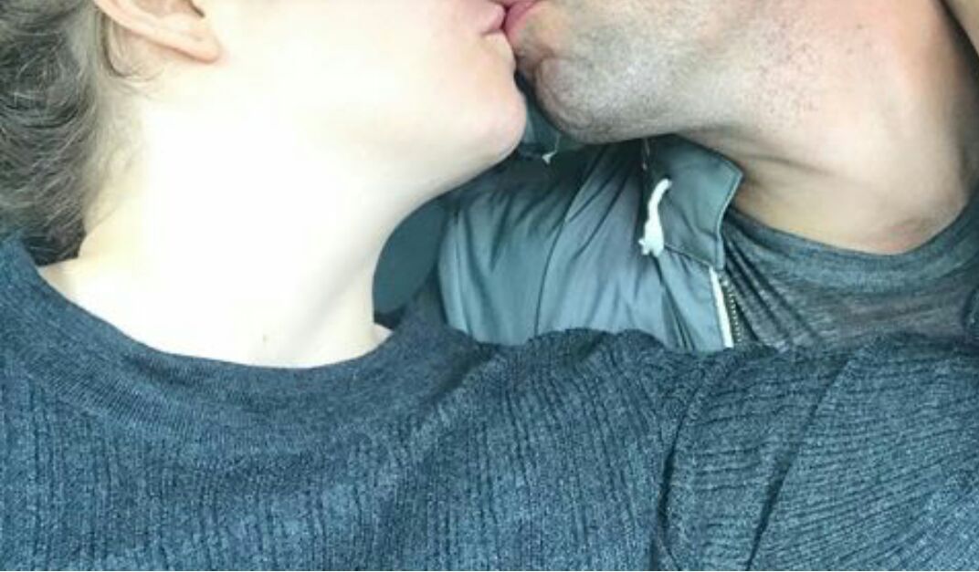 This TV Actress Shared An Adorable Kissing Photo With Her Co-Star
