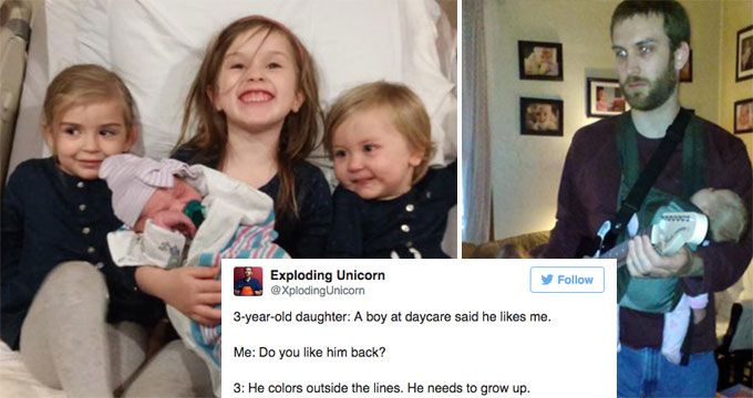 This Father Tweets The Hilarious Conversations He Has With His 4 Little Daughters