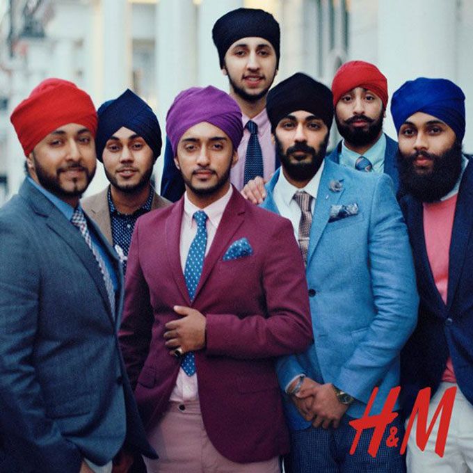 H&M's latest ad featuring Sikh models