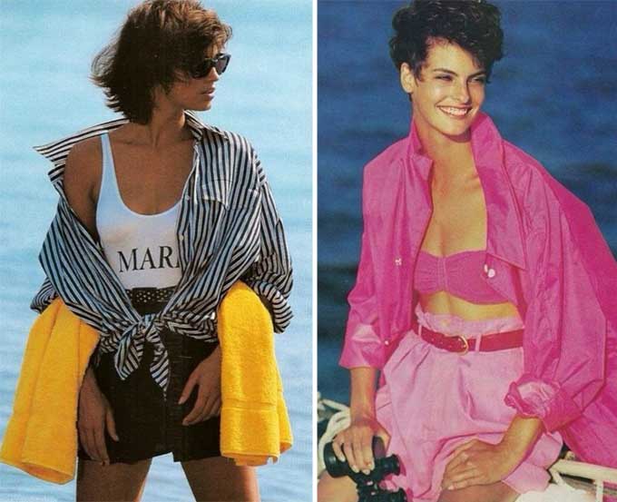 Rock the ex-bf shirt like a supermodel (Source: @90ssupermodeldaily on Instagram)