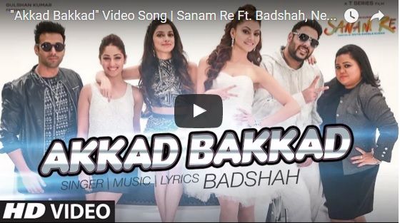 Check Out Badshah’s New Cool Song From Sanam Re!