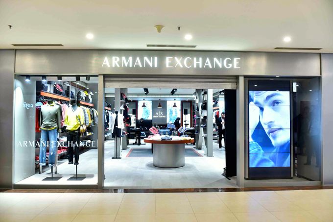 Armani Exchange store in Select Citywalk, Saket (Photo courtesy | Genesis Luxury)