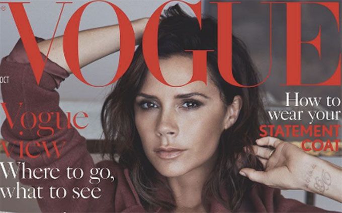Victoria Beckham Looks Awesome As Usual – But This Time On The Cover Of  British Vogue