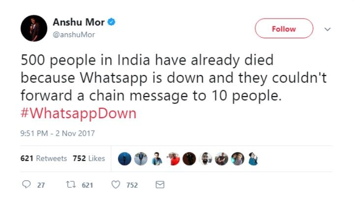 WhatsApp Was Down And The Internet Couldn’t Stop Joking About It