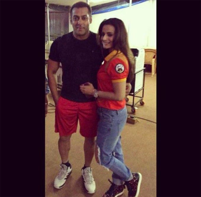 Photo Alert: When Ameesha Patel Visited Salman Khan On The Sets Of Sultan