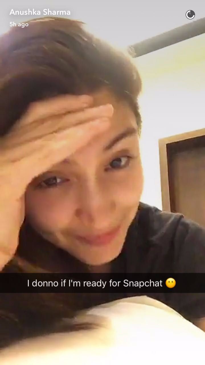 Photos: Anushka Sharma Is Now On Snapchat – And She’s Already Having Too Much Fun