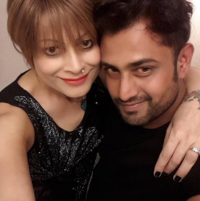 Bobby Darling with her beau