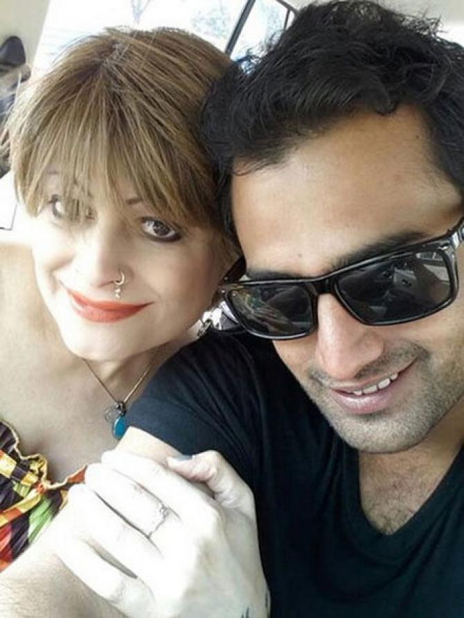 Bobby Darling with her beau
