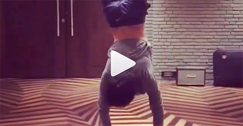 Video: Aryan Khan Just Did A Handstand – With An Epic Twist!