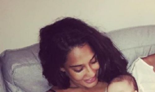 This Photo Of Lisa Haydon Sleeping With Her Baby Boy Will Make You Go Aww!