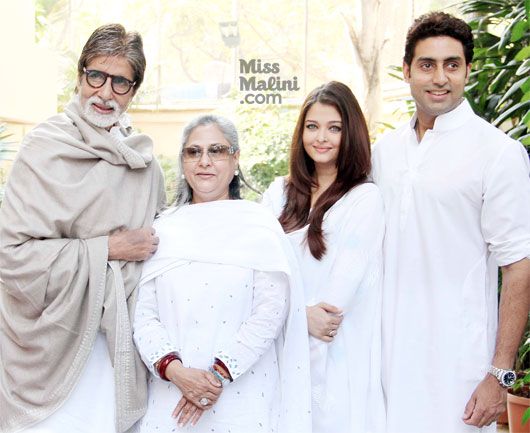 Amitabh Bachchan, Jaya Bachchan, Aishwarya Rai Bachchan, Abhishek Bachchan