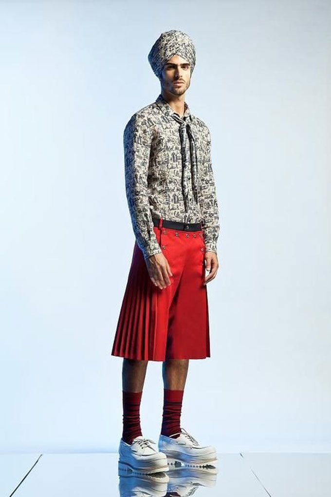 Jean Paul Gaultier's SS'13 featuring Sikh-Chic vibes