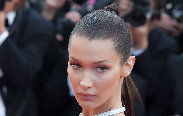 Bella Hadid Sparkles At Cannes Wearing This Sexy See-Through Gown