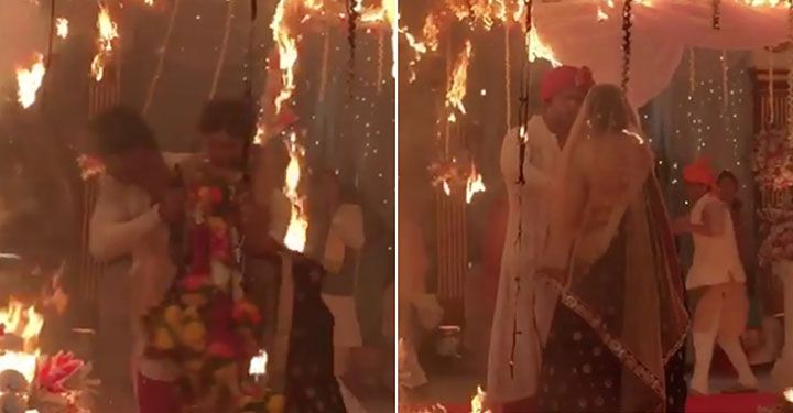 Kushal Tandon Posted A Video Of The Fire On The Sets Of Beyhadh