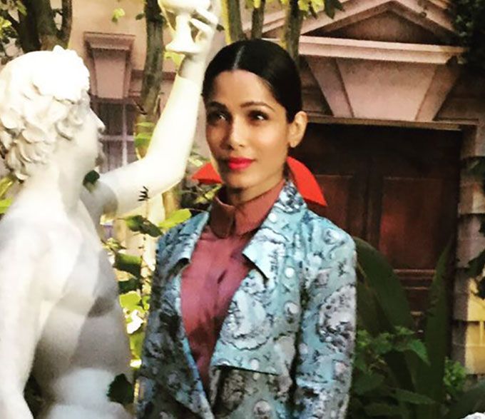 Freida Pinto’s Front Row Style At London Fashion Week Will Get Your Attention!