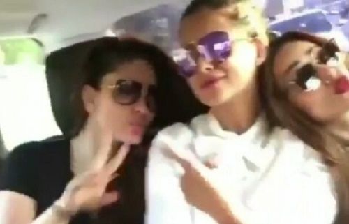 Here’s A Fun Video Of Kareena Kapoor And Her BFFs Singing On A Drive
