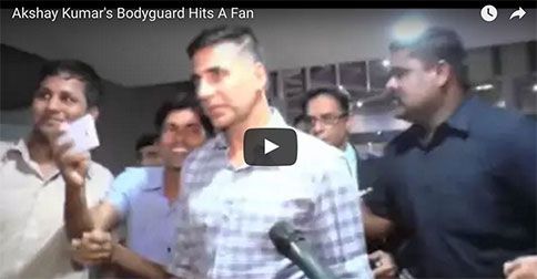 This Is Akshay Kumar’s Response To His Bodyguard Punching A Fan