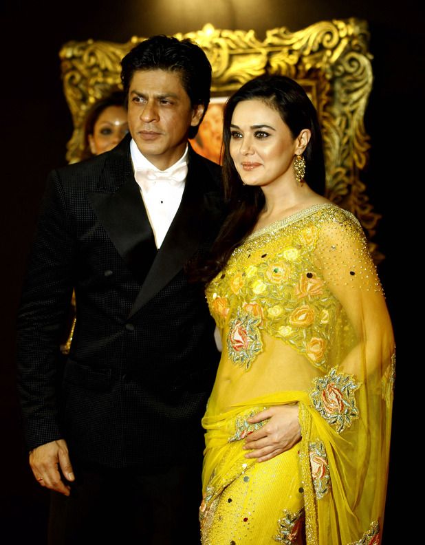 Shah Rukh Khan and Preity Zinta