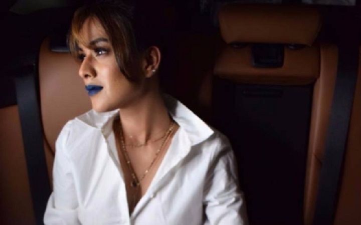 Nia Sharma Gets Trolled For Wearing Electric Blue Lipstick