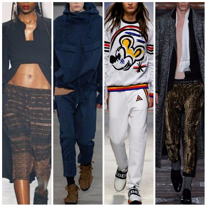 Jogger pants takeover fashion week