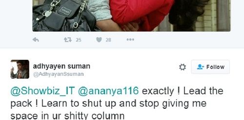 Adhyayan Suman Gets Into An Ugly Twitter Fight With A Journalist
