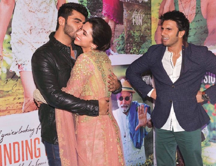 Here’s How Ranveer Singh Reacted When Arjun Kapoor &#038; Deepika Padukone Kissed In A Movie