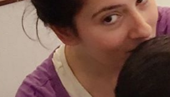 Super Cute Photo: Kanchi Kaul And Her Baby Boys Kissing Each Other
