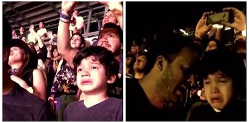 This Video Of A Little Boy Crying During A Coldplay Concert Is Going Viral
