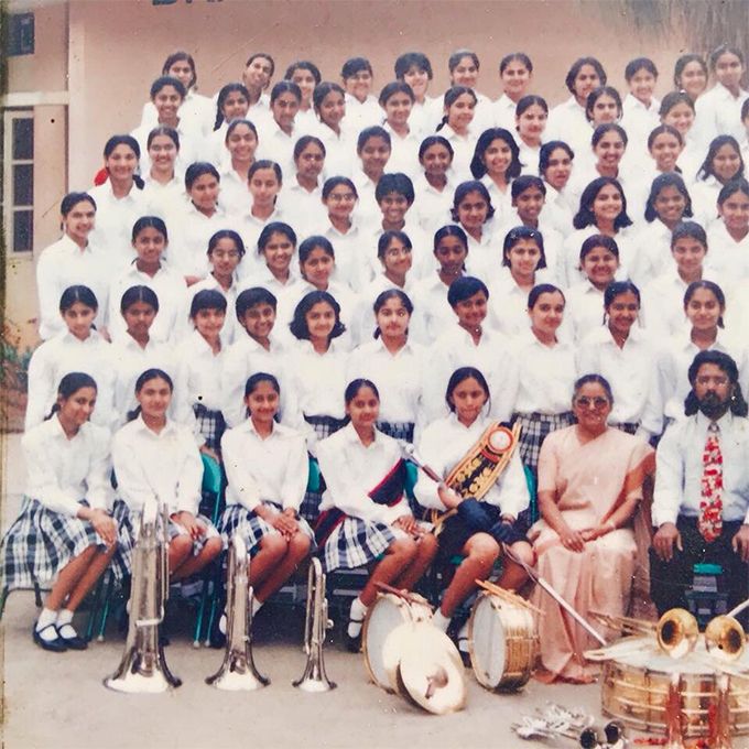 Deepika's high school photo