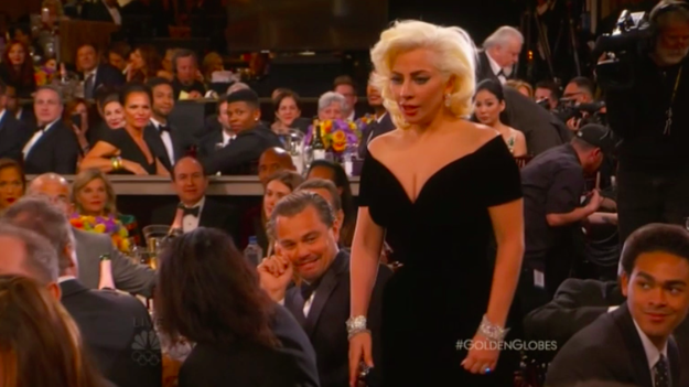 Leonardo DiCaprio’s Spooked-Out Reaction To Lady Gaga Walking By Has Gone Viral!