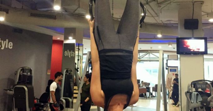 This Actress Just Posted The Craziest Gym Photo!