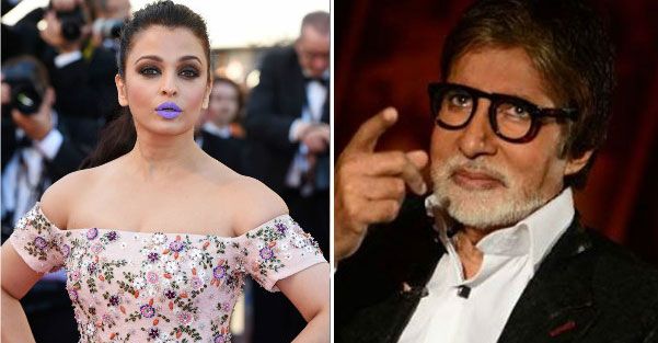 Amitabh Bachchan Reacts To Aishwarya Rai’s Purple Lips!