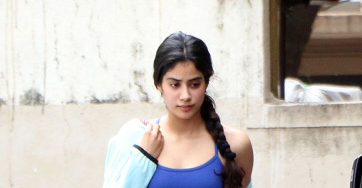 Photos: Jhanvi Kapoor Looks Super Fit In Her Stylish Workout Outfit