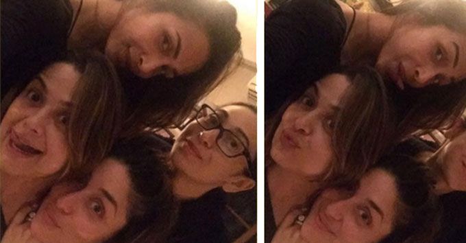 PHOTOS: Kareena Kapoor, Karisma Kapoor, Malaika Arora & Amirta Arora Party Together!