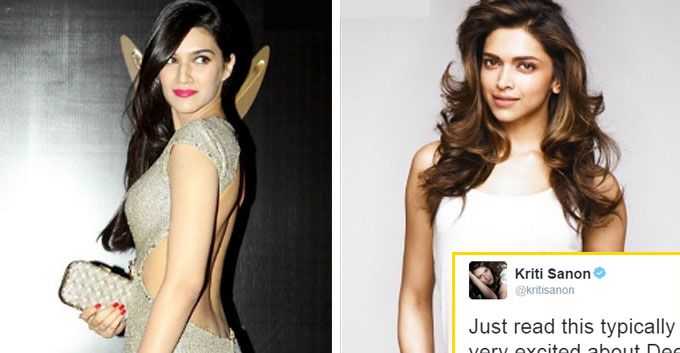 Is Kriti Sanon Insecure Of Deepika Padukone? Here’s What She Has To Say!