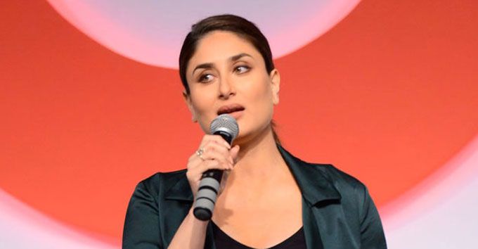 14 Photos Of Kareena Kapoor Rocking Her Baby Bump In A Fitted Black Dress