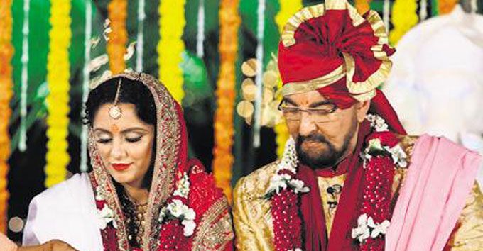 Photos: Kabir Bedi Marries Girlfriend On His 70th Birthday In A Secret Ceremony!