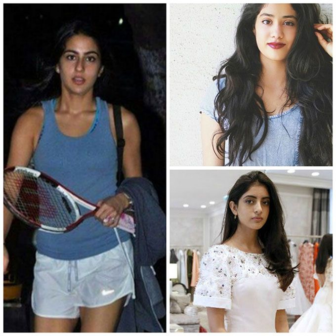 Sara Khan, Jahnvi Kapoor, Navya Naveli