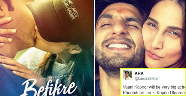 In Case You Were Wondering, KRK Posted Gross Tweets About Ranveer Singh &#038; Vaani Kapoor