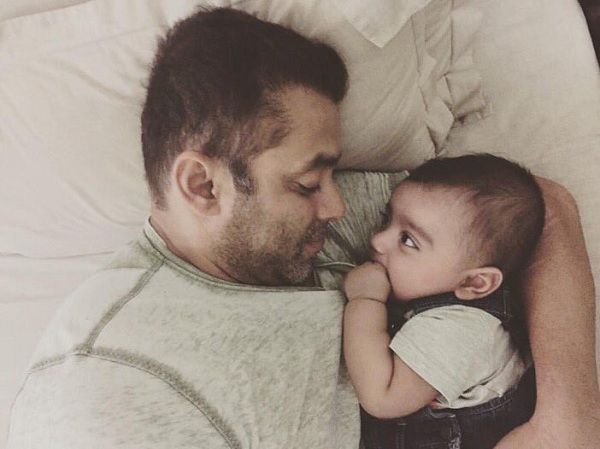 This Video Of Salman Khan Playing With His Nephew Ahil Is Too Cute To Miss!
