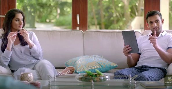 This Adorable India Vs Pak Ad Featuring Sania Mirza & Shoaib Malik Is Going Viral!