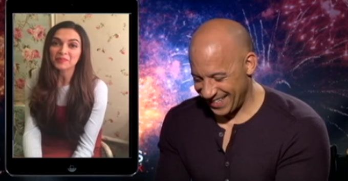Deepika Padukone Sent A Sweet Video Message For Vin Diesel &#038; He Blushed Endlessly