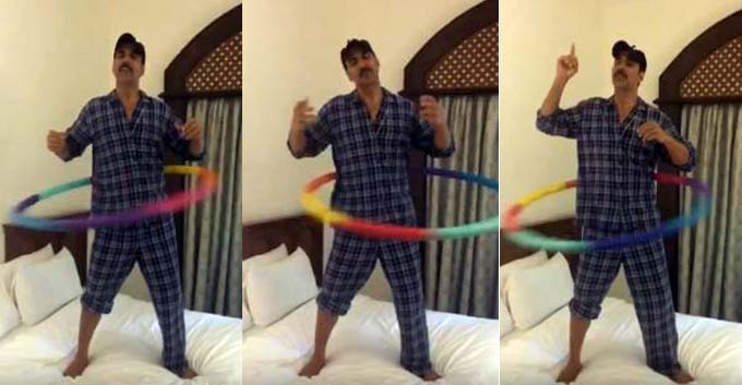 Akshay Kumar Casually Hoola Hooping Is The Coolest Thing You’ll See Today