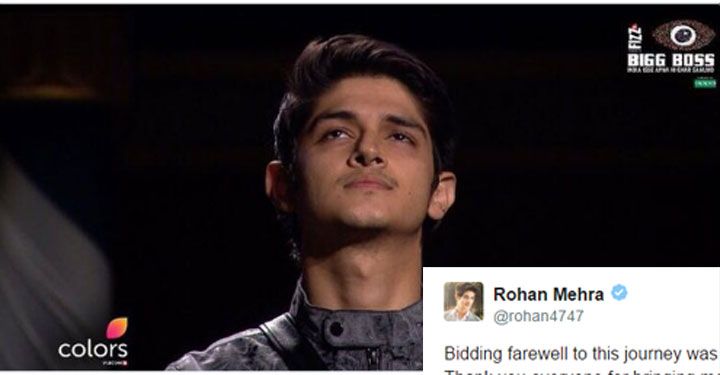 Here’s What Rohan Mehra Tweeted Moments After His Bigg Boss 10 Eviction